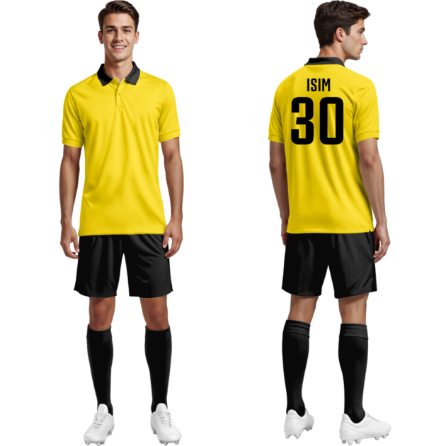 Futbol Polo Yaka Kamp Tişörtü 001